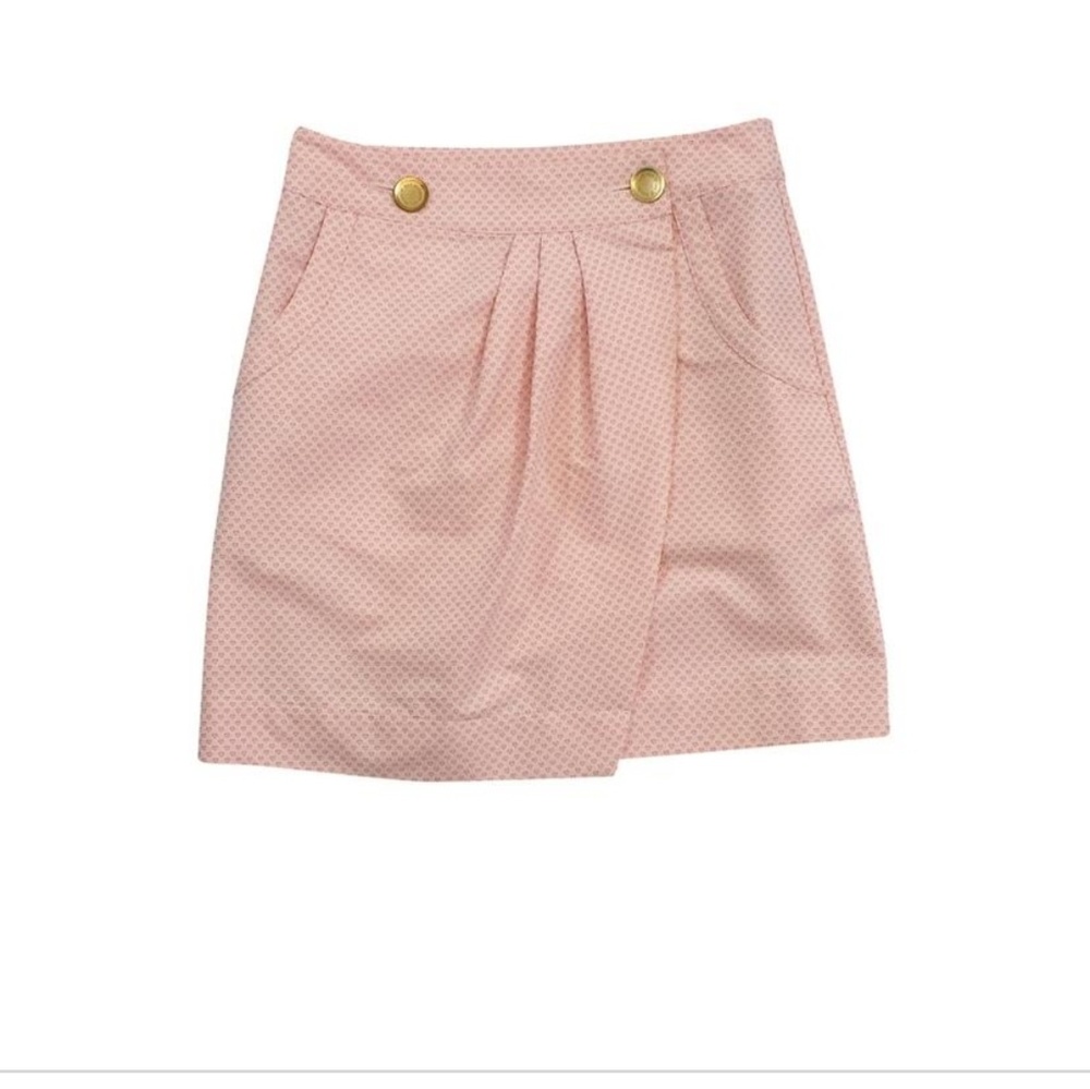 See by Chloe pink heart print cotton skirt